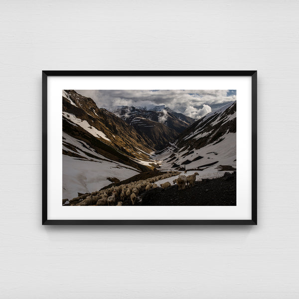 Descent into the valley