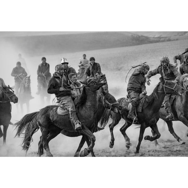 Charging Through Dust