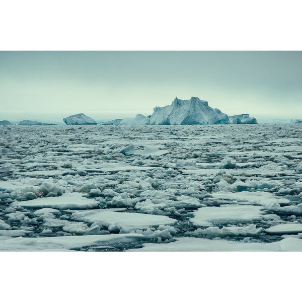 Iceberg landscape.