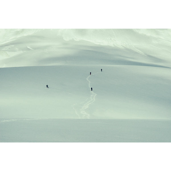 Towards the top of Erebus.