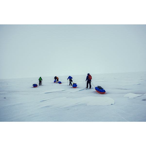 Towards the top of Erebus.