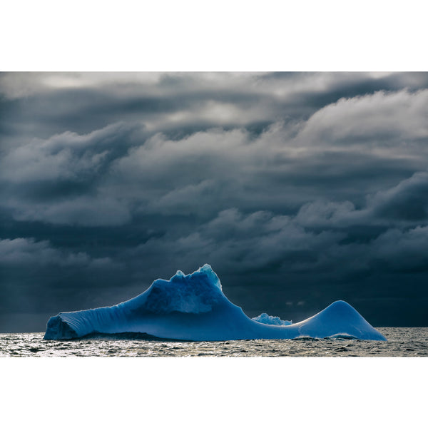Iceberg like shark's fin.