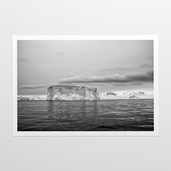 Iceberg landscape.