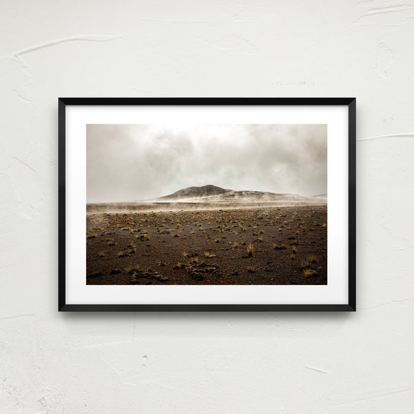 Martian landscape of Kilimanjaro.