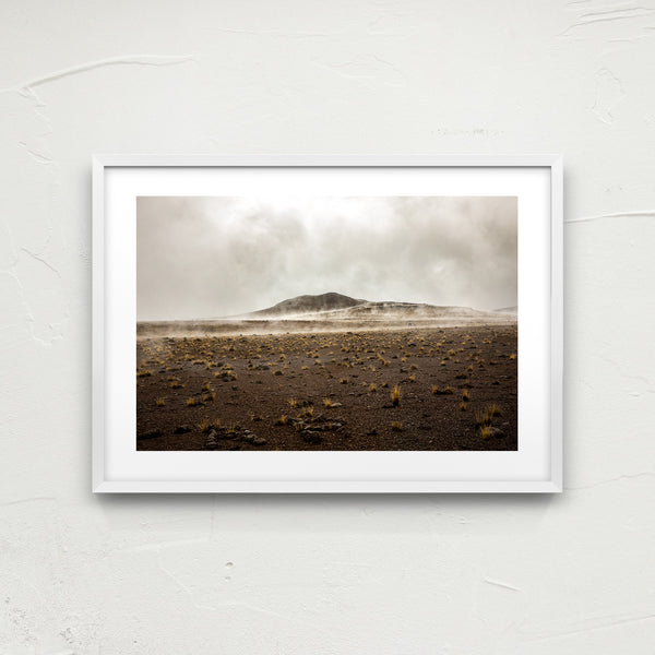 Martian landscape of Kilimanjaro.