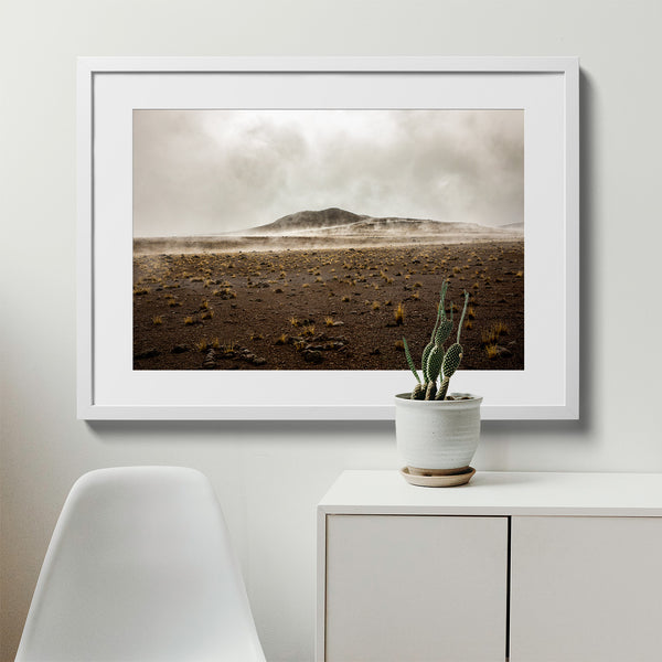 Martian landscape of Kilimanjaro.