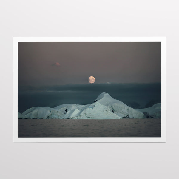 Iceberg landscape.