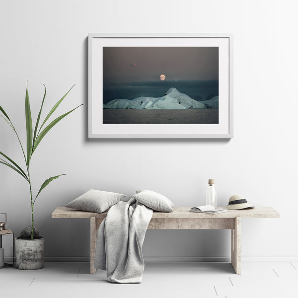 Iceberg landscape.