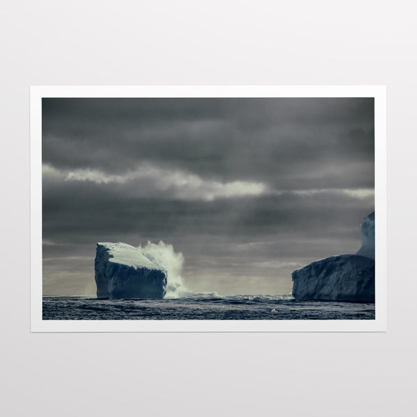 Ice cliff.