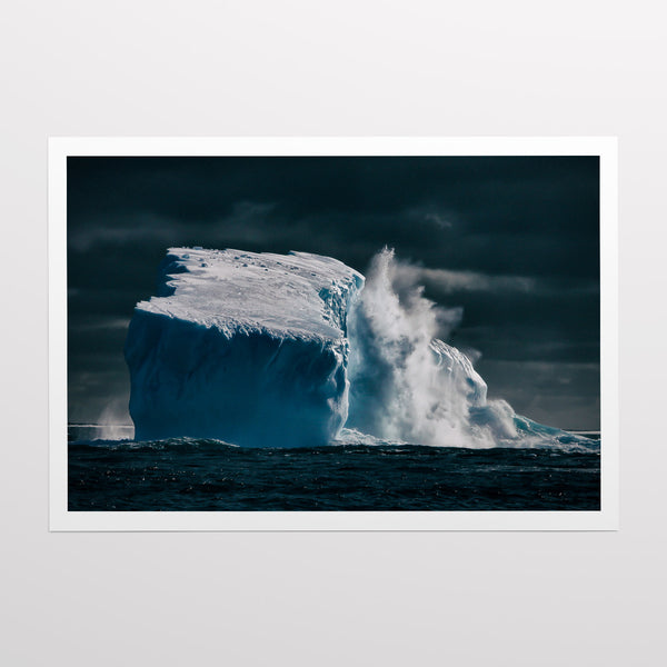 Ice cliff.
