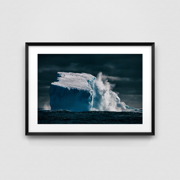 Ice cliff.