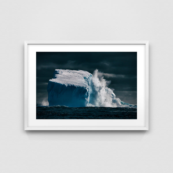 Ice cliff.