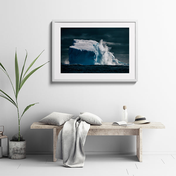 Ice cliff.