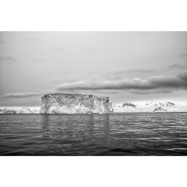 Iceberg landscape.