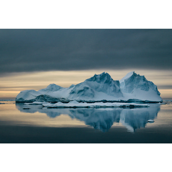 Iceberg landscape.