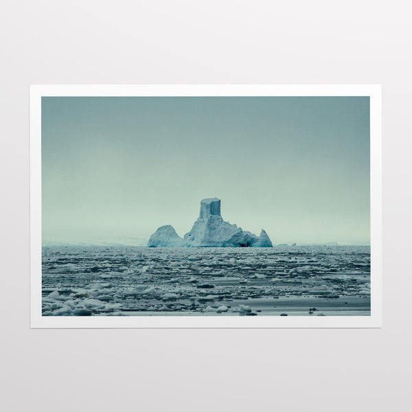 Iceberg landscape.