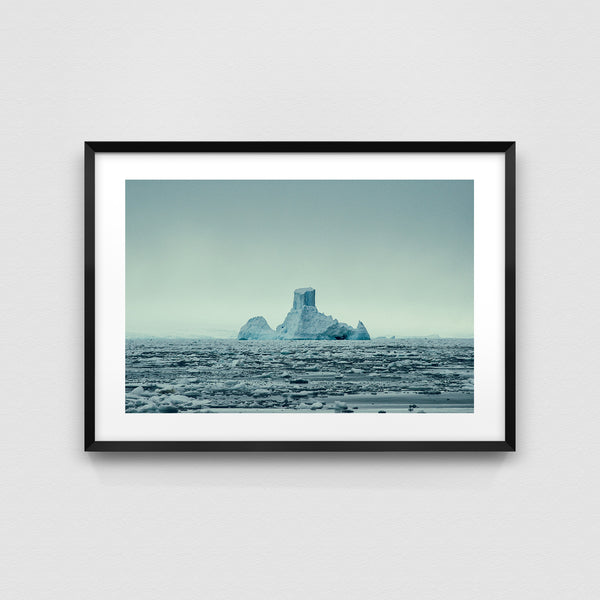 Iceberg landscape.