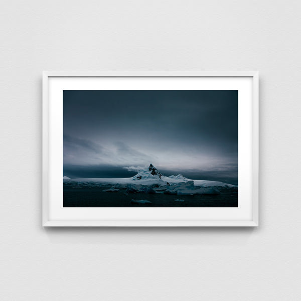 Iceberg landscape.