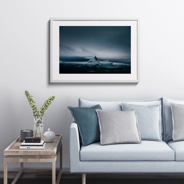 Iceberg landscape.