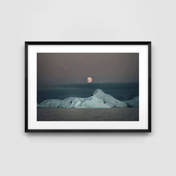 Iceberg landscape.