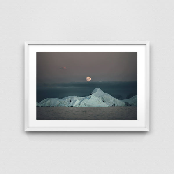 Iceberg landscape.